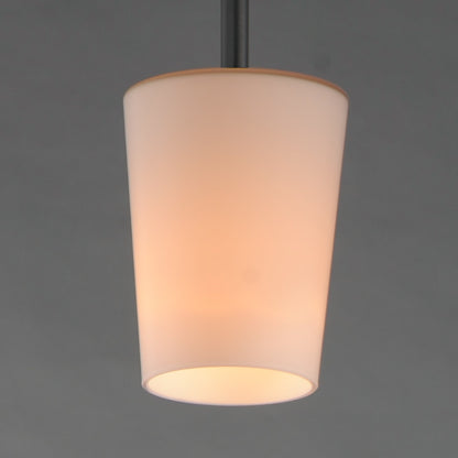 Maxim Lighting Durham 1 Light 10.5" Single Pendant, Black/White
