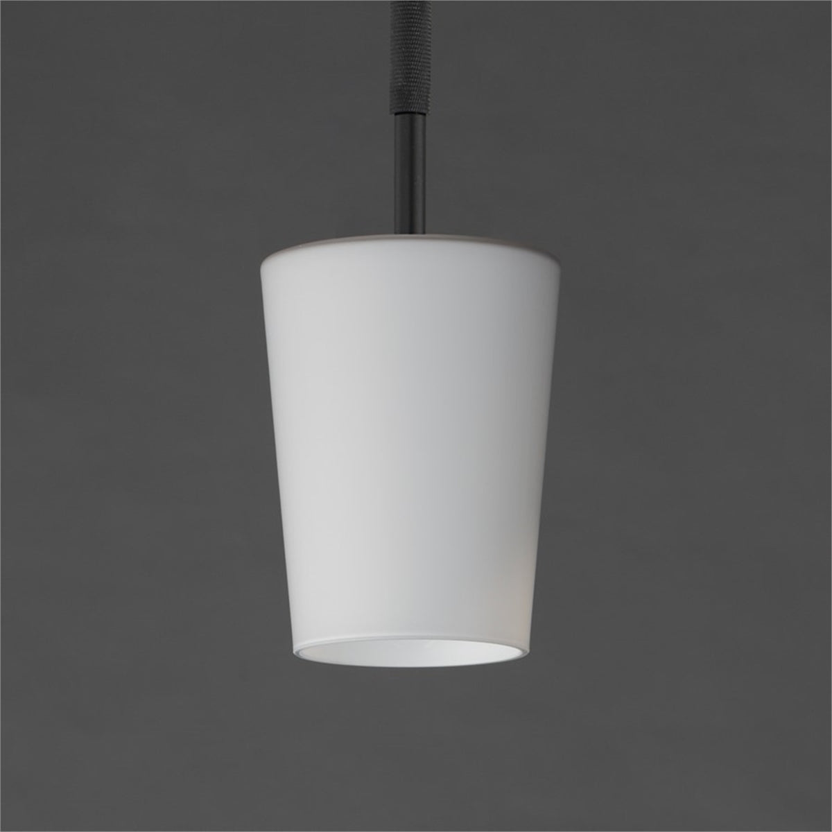 Maxim Lighting Durham 1 Light 10.5" Single Pendant, Black/White