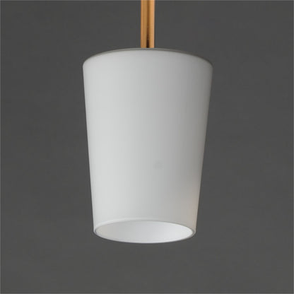 Maxim Lighting Durham 1Lt 10.5" Single Pendant, Aged Brass/White