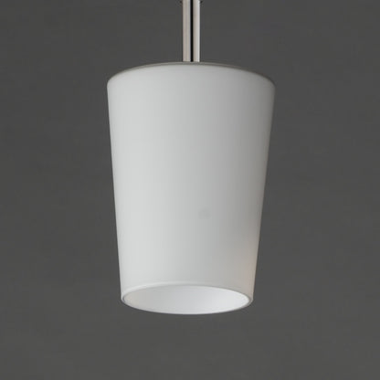 Maxim Lighting Durham 1Lt 10.5" Single Pendant, Polished Chrome/Wht