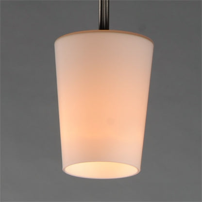 Maxim Lighting Durham 1Lt 10.5" Single Pendant, Satin Nickel/White