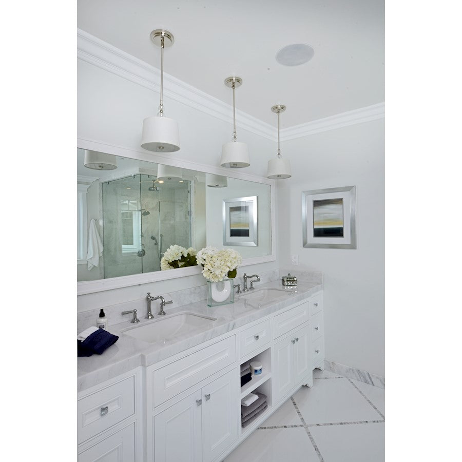 1 Light Mini Pendant, Polished Nickel