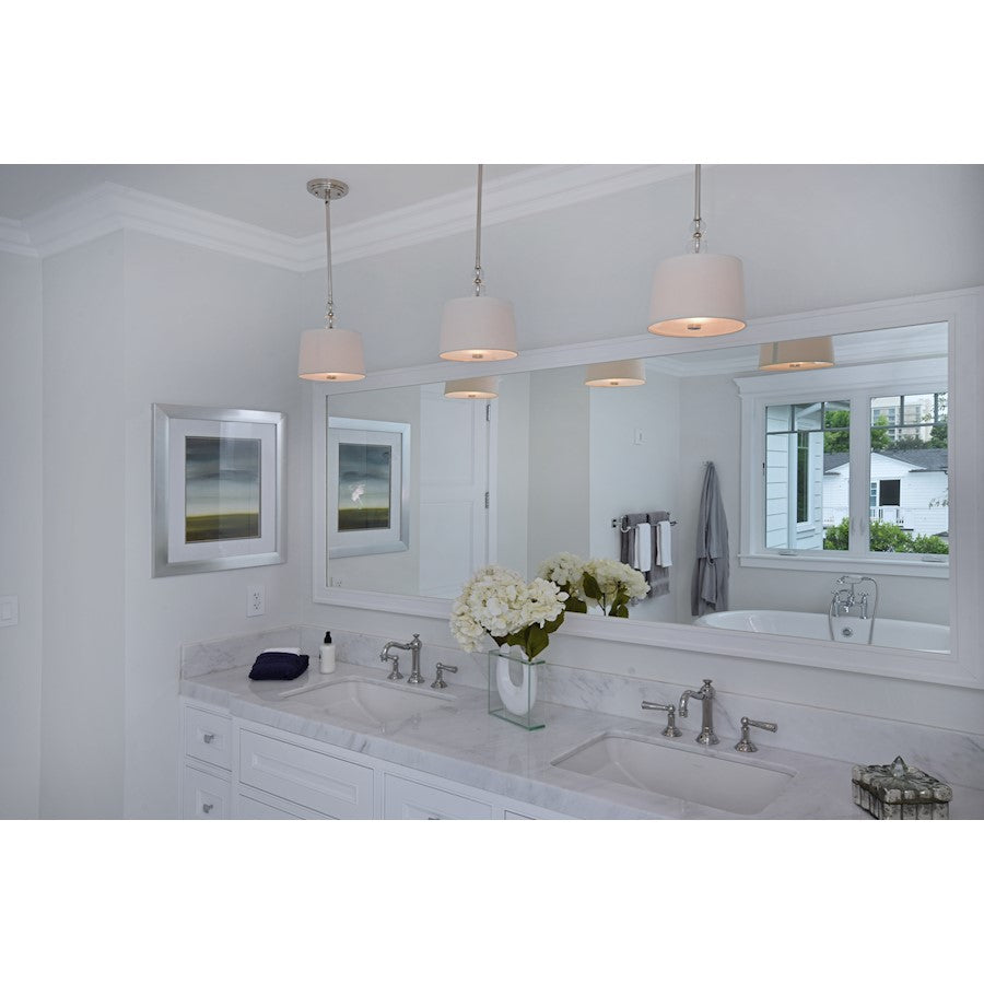 1 Light Mini Pendant, Polished Nickel