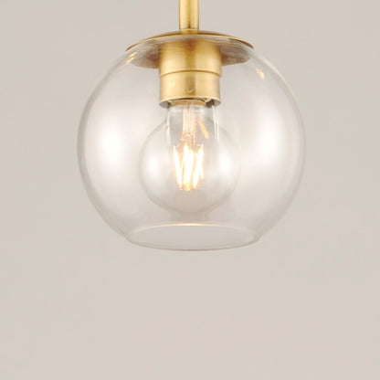 1 Light Mini Pendant, Natural Aged Brass