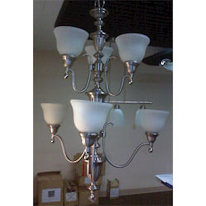 Maxim Lighting 6-Light Chandelier Satin Nickel