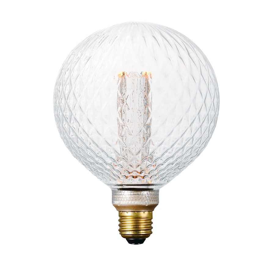 Maxim Lighting Bulb-3.5W-G40-E26-PR-120V-822, Clear Prismatic