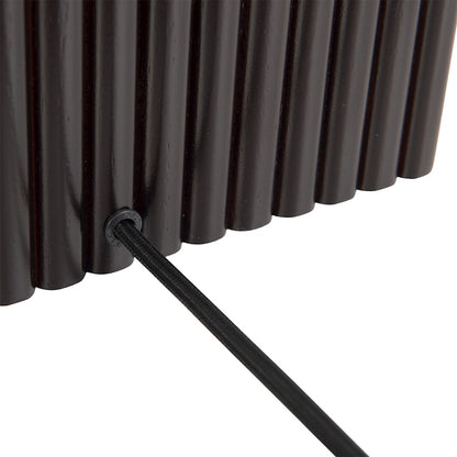 Nova California Torque 3 Light Floor Lamp, Ebony/Silver