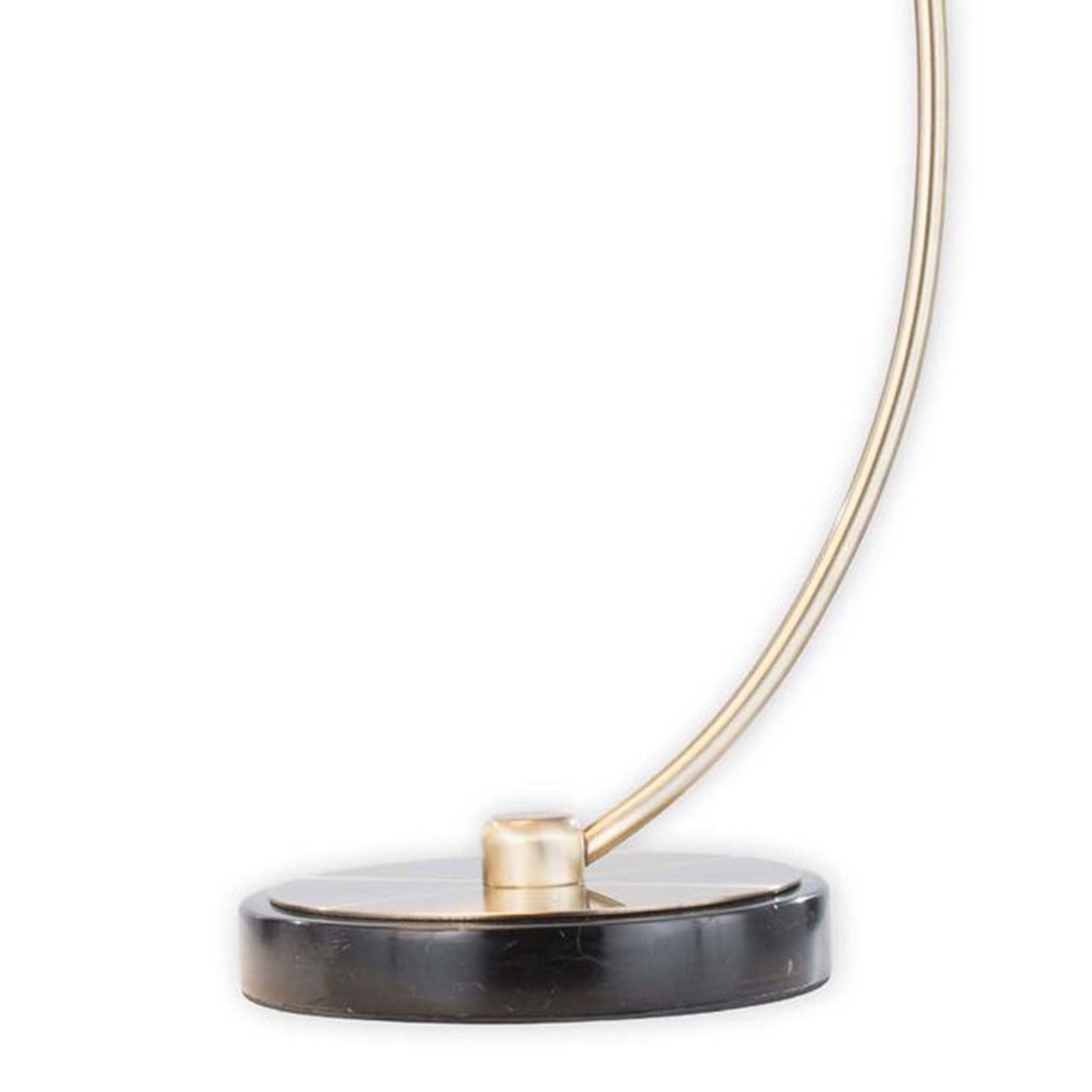 Nova California Luna Bella 25in Table Lamp | Mid-Century Modern Weathered Brass and Matte Black Metal with Gold Leaf | Living Room | Model 1011017WB