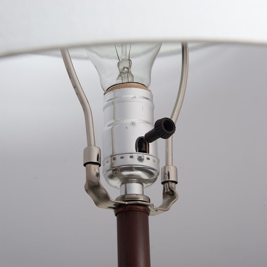 Nova California Mica 22in Table Lamp | Transitional Bronze and Amber Mica Mineral | Living Room & Bedroom Nightstand | 16 x 16 x 26 in | Model 107723