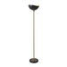 Nova California Luna Bella 1 Light Torchiere, Brass/Gold Leaf - 1510017WB