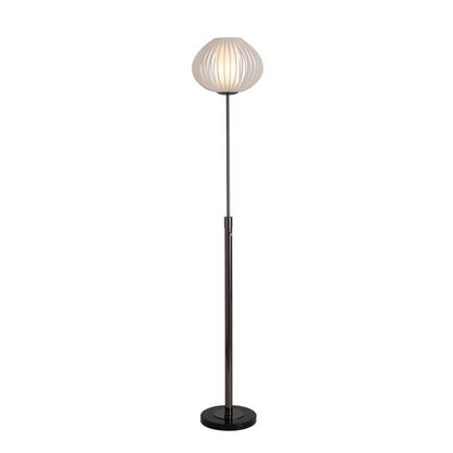 Nova California Bloom 27in 3-Light Pendant | Mid-Century Modern Black Nickel and White Satin Shade | Dining Room & Entryway | Model 1510799BN