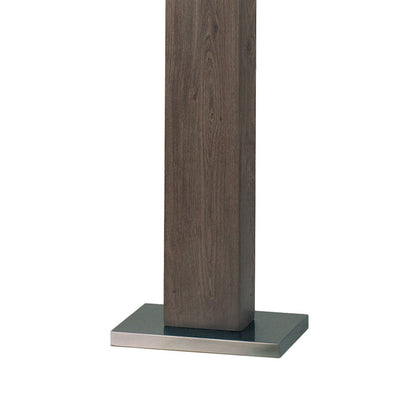 Nova California Half Moon 63in Floor Lamp | Transitional Charcoal and Brushed Nickel with Linen Shade | Living Room & Bedroom | Model 2010942