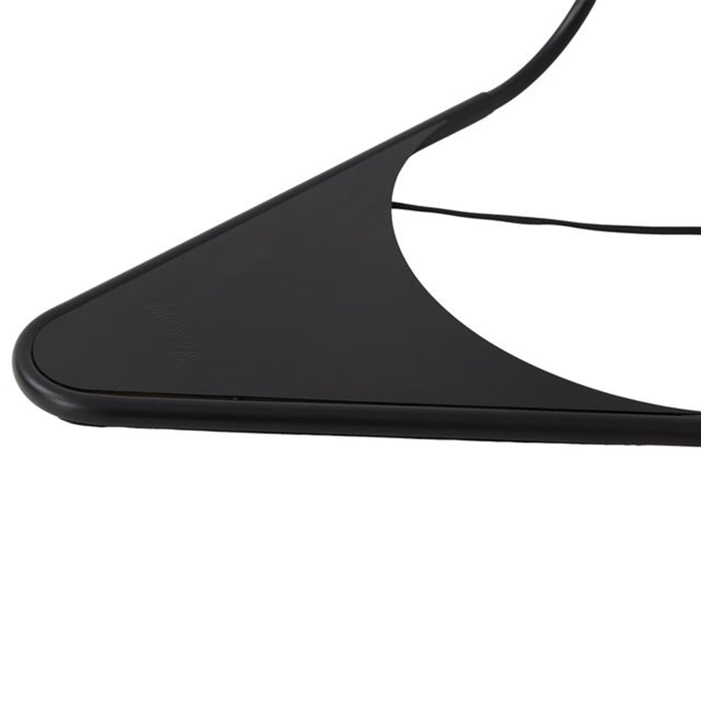 Nova California Luna Bella 60in 2-Light Floor Lamp | Mid-Century Modern Matte Black and Gold Leaf Metal Shade | Living Room & | Model 2011018WB