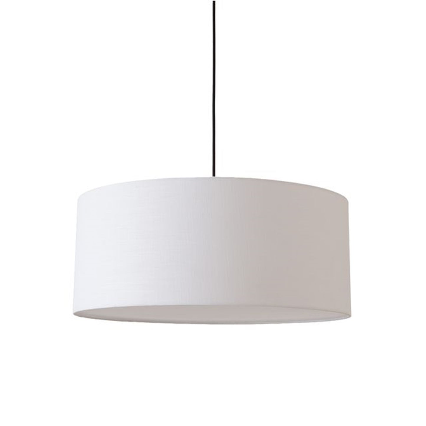 Nova California Stretch 15in 1-Light Pendant | Modern Weathered Brass and White Linen | Kitchen Island & Dining Room | Model 2110847WH