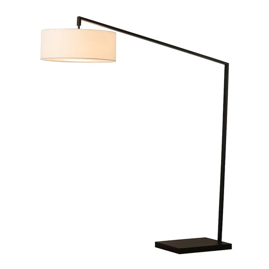 Nova California Stretch 1 Light Arc Floor Lamp, Black/White - 2110923