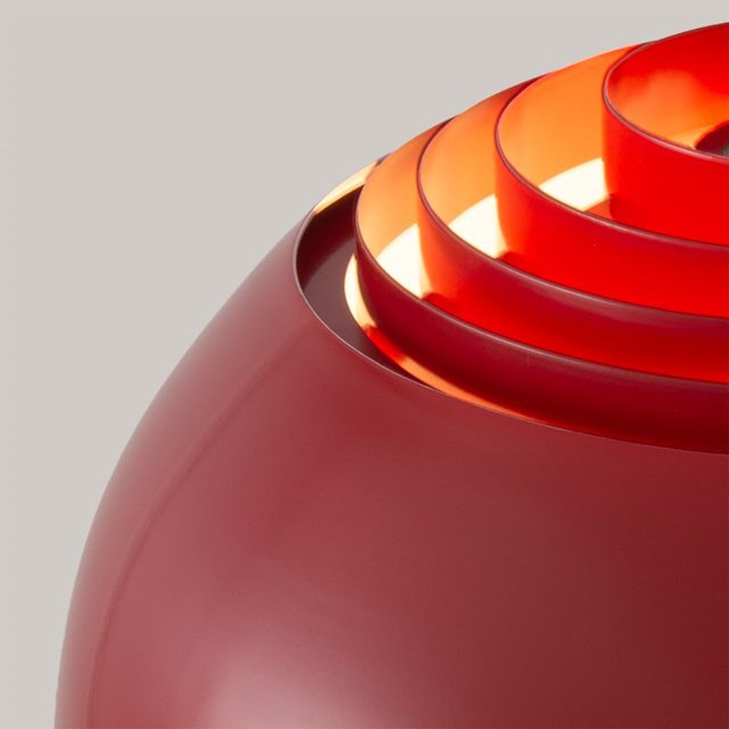 Nova California Half Dome 18in 1-Light Wall Sconce | Modern Crimson Red Steel Shade | Living Room & Reading Nook | 18 x 5 x 13 in | Model 2113838CR