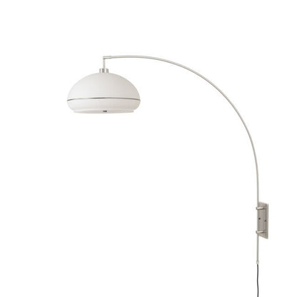 Nova California Morelli 18in 1-Light Wall Sconce | Modern Weathered Brass and Satin Nickel with White Lucite | Living Room & | Model 2115836SN