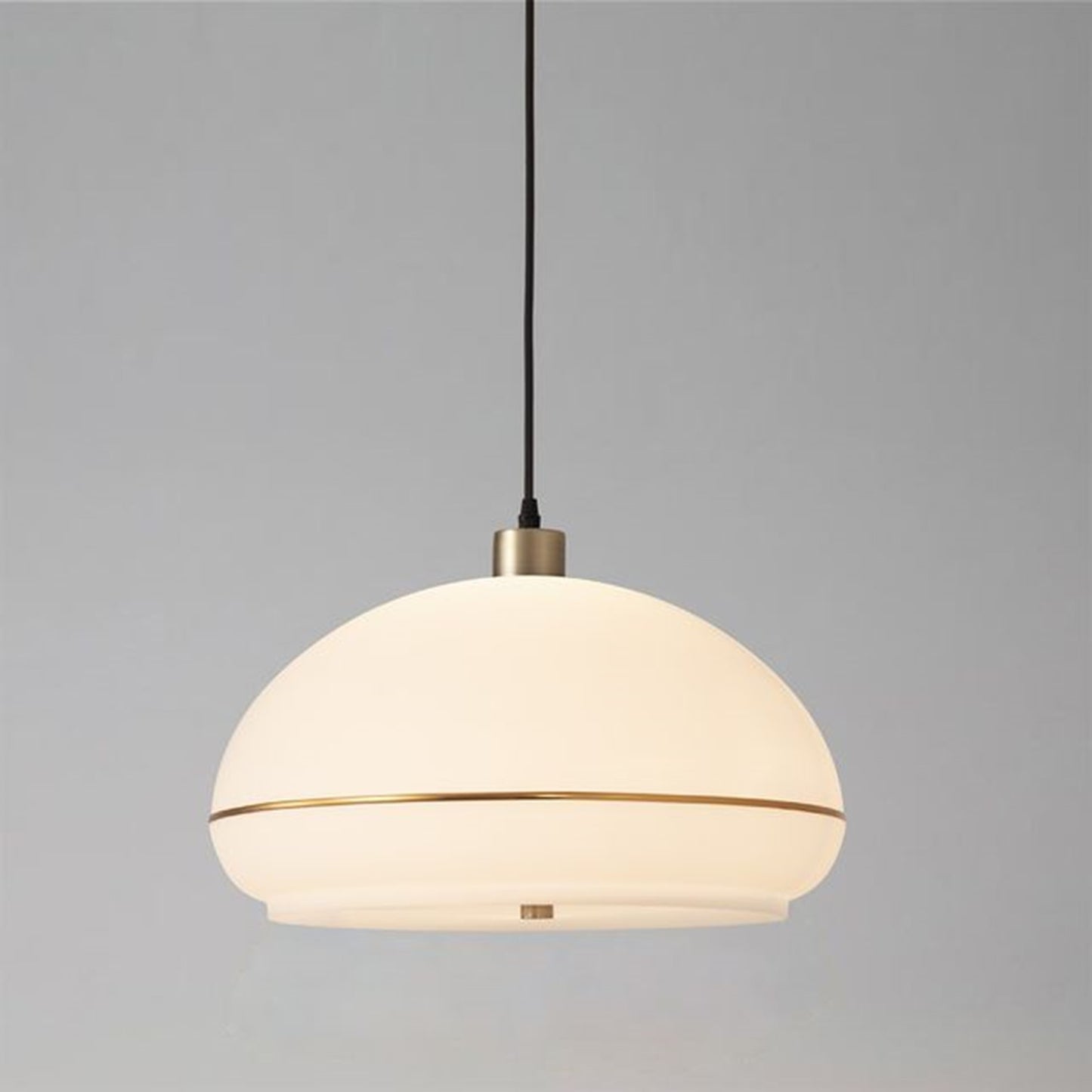 Nova California Morelli 15in 1-Light Pendant | Modern Weathered Brass and White Lucite | Kitchen Island & Dining Room | Model 2115847WB