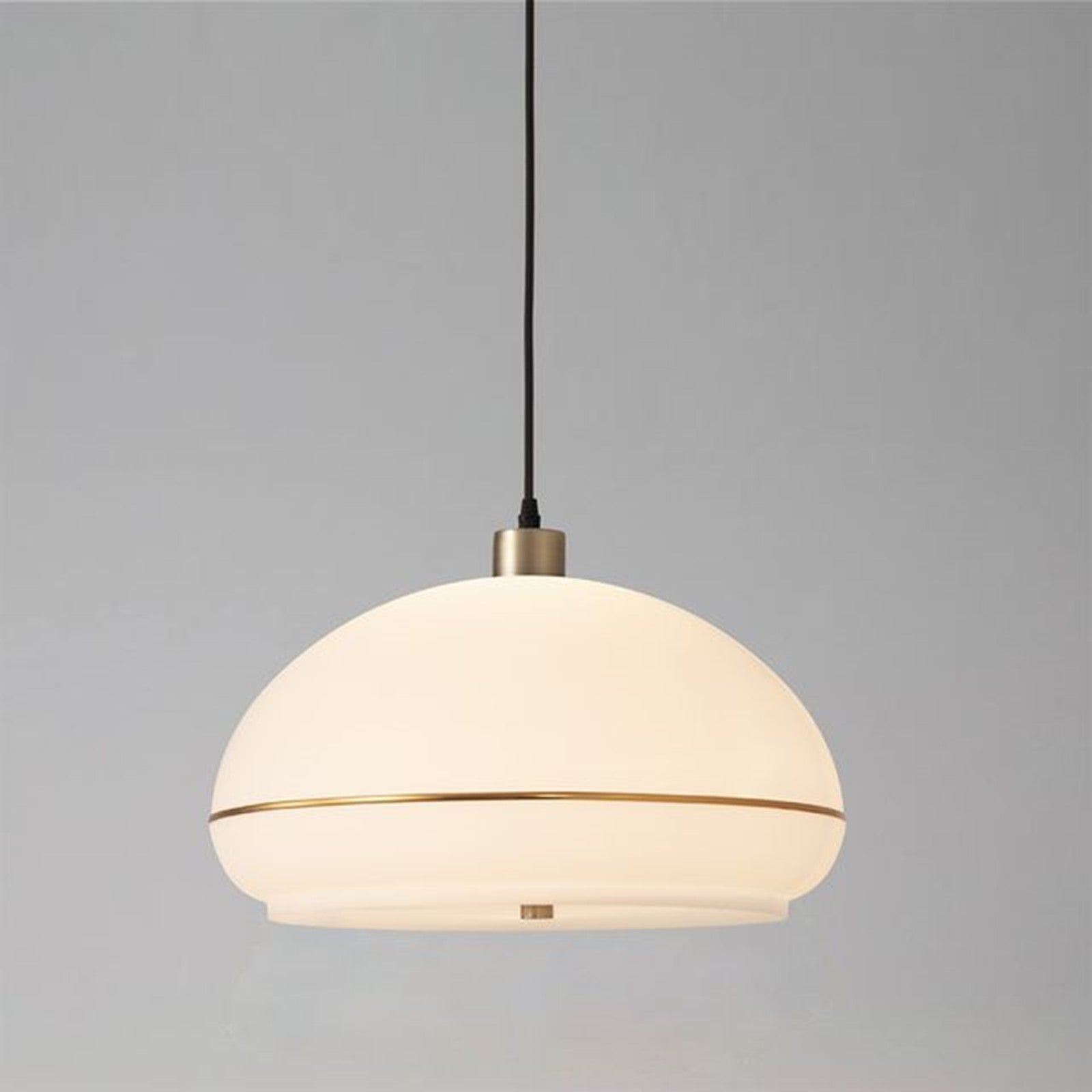 Nova California Morelli 15in 1-Light Pendant | Modern Weathered Brass and White Lucite | Kitchen Island & Dining Room | Model 2115847WB