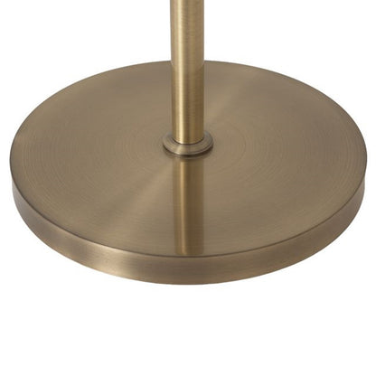 Nova California Culver 59in 3-Light Floor Lamp | Mid-Century Modern Weathered Brass and Crimson Steel | Living Room & Bedroom | Model 2121589CR