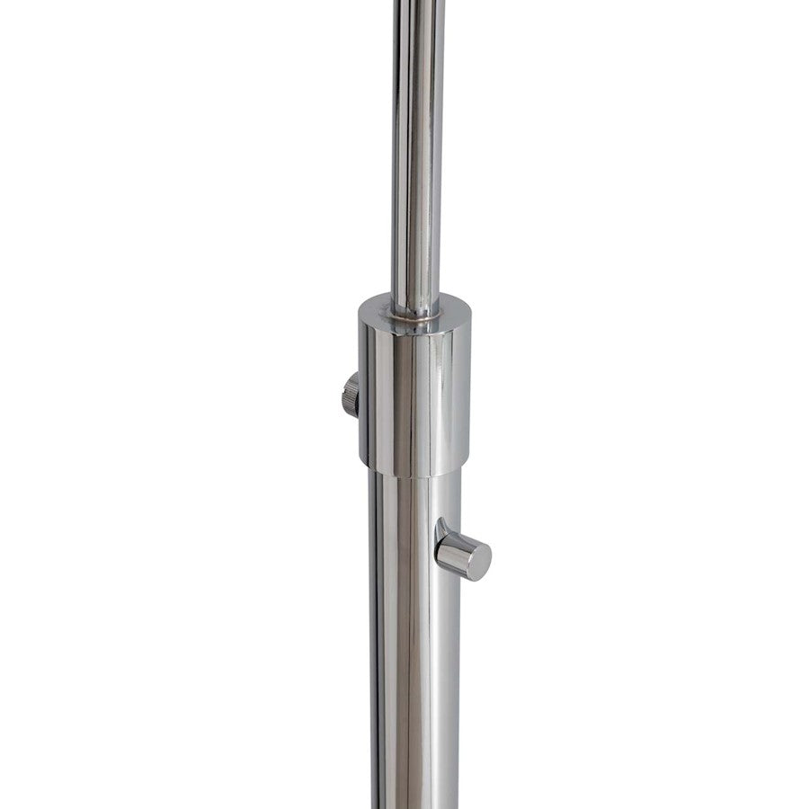 Nova California Marilyn 94in 1-Light Arc Floor Lamp | Glam Chrome and Crystal | Living Room & Lounge | 68 x 18 x 94 in | Model 21263CH