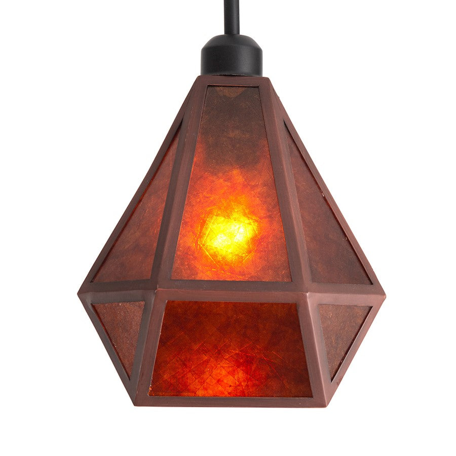 Nova California Mica 86in 3-Light Arc Floor Lamp | Transitional Bronze and Amber Mica Mineral | Living Room & Reading Nook | Model 217723
