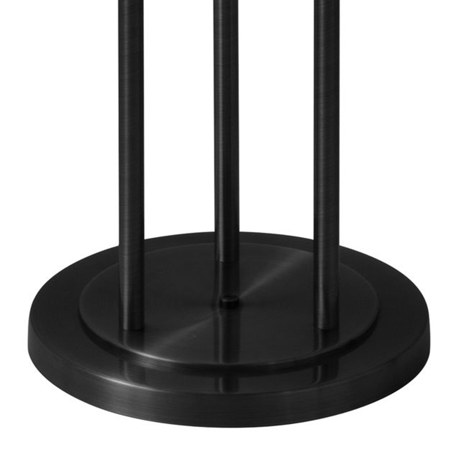 Nova California Willows 71in 3-Light Floor Lamp | Mid-Century Matte Black Steel and Frosted Glass | Living Room & Reading Nook | Model 2710798MB