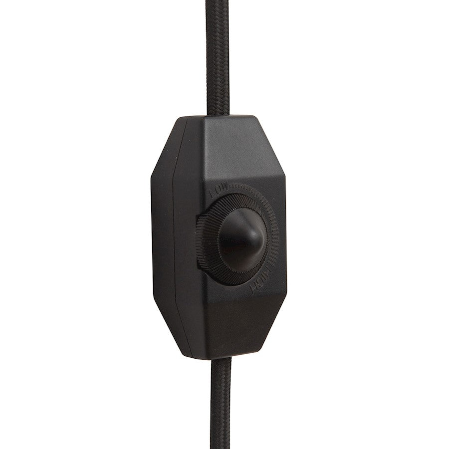 Nova California Rancho Mirage 1-Light Wall Sconce | Mid-Century Modern Matte Black and Weathered Brass Steel | Bedroom & Hallway | Model 3010824MB