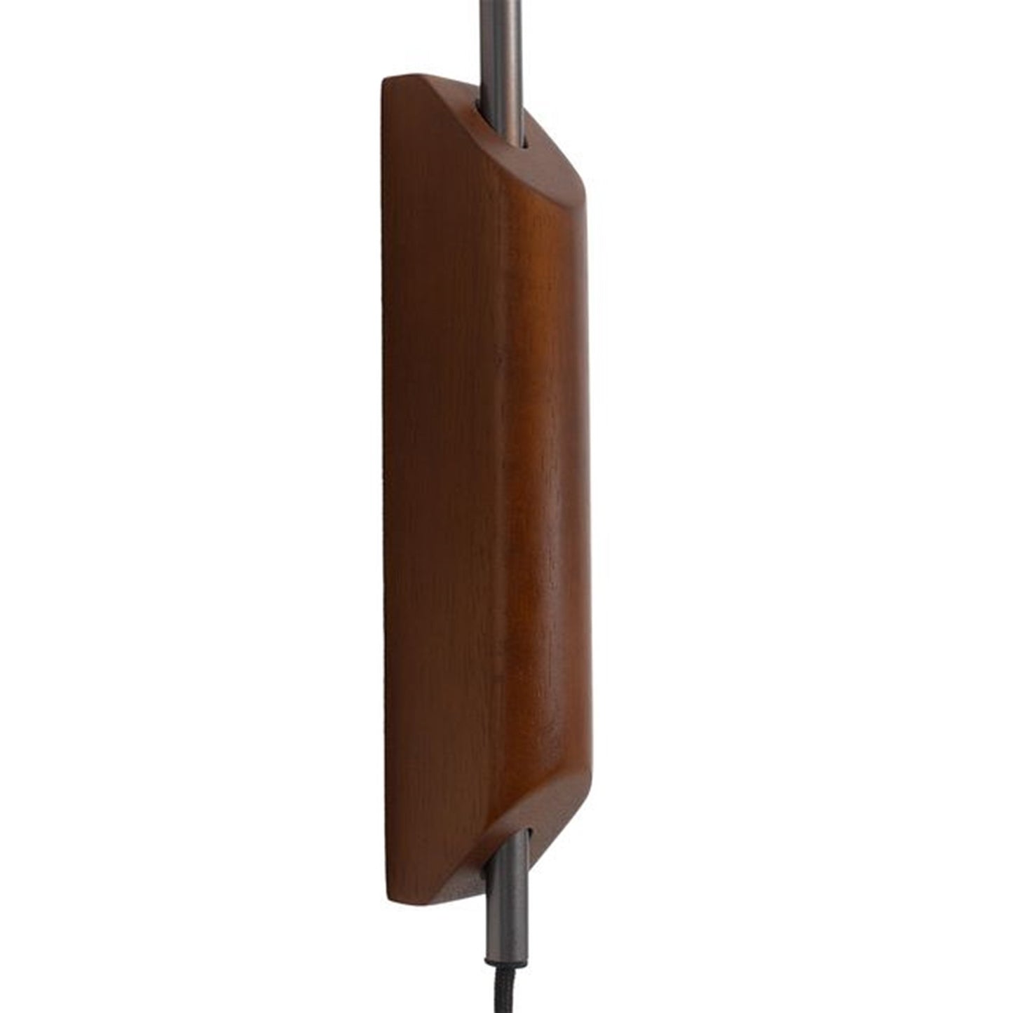 Nova California Roswell 1-Light Wall Sconce | Mid-Century Matte Black and White Linen | Bedroom & Living Room Accent | Model 3010833MB