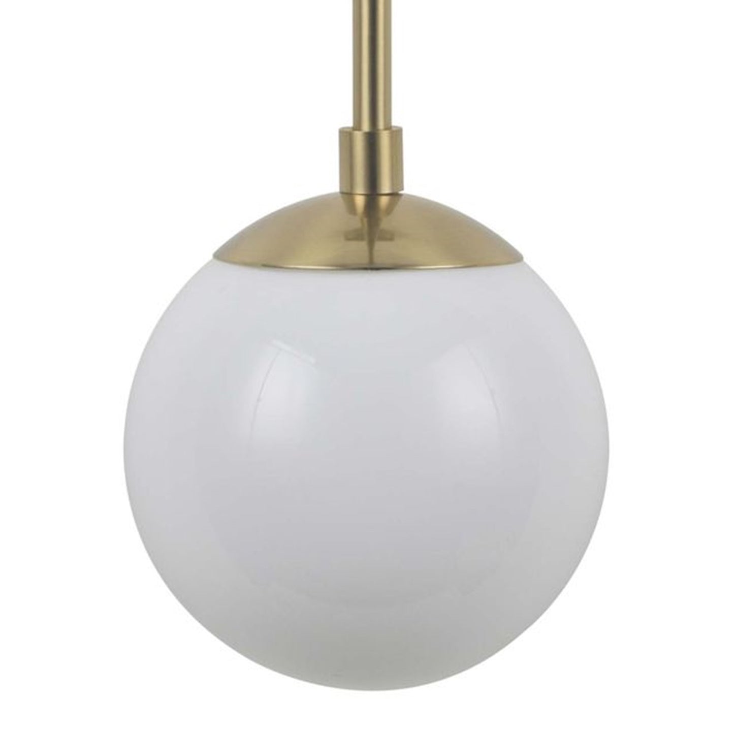 Nova California Duo 22in 2-Light Wall Sconce | Contemporary Brushed Brass and White Opal Glass | Bedroom & Hallway Accent | Model 3111604BB