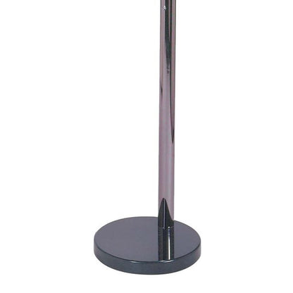 Nova California Mushroom 5-Light Arc Floor Lamp | Mid-Century Black Nickel and Black Marble Base | Living Room & Reading Nook | Model 4035