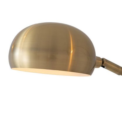 Nova California Mushroom 85in 5-Light Arc Floor Lamp | Contemporary Weathered Brass and Black Nickel Steel | Living Room & Reading | Model 4035WB