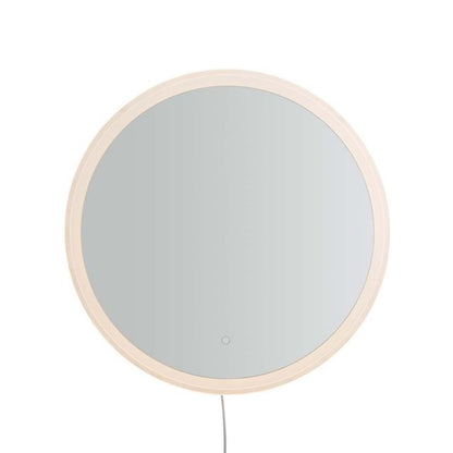 Nova California Super Star 30in Round LED Mirror | Chrome Glass Frame | Entryway & Bathroom Vanity | 30 x 30 x 30 in | Model 4111728