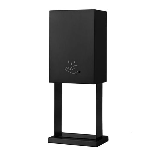 Nova California Luxe Touchless Hand Sanitizer Dispenser | Contemporary Matte Black Steel | Entryway & Office | 8.5 x 5.5 x 21 in | Model 7010563MB