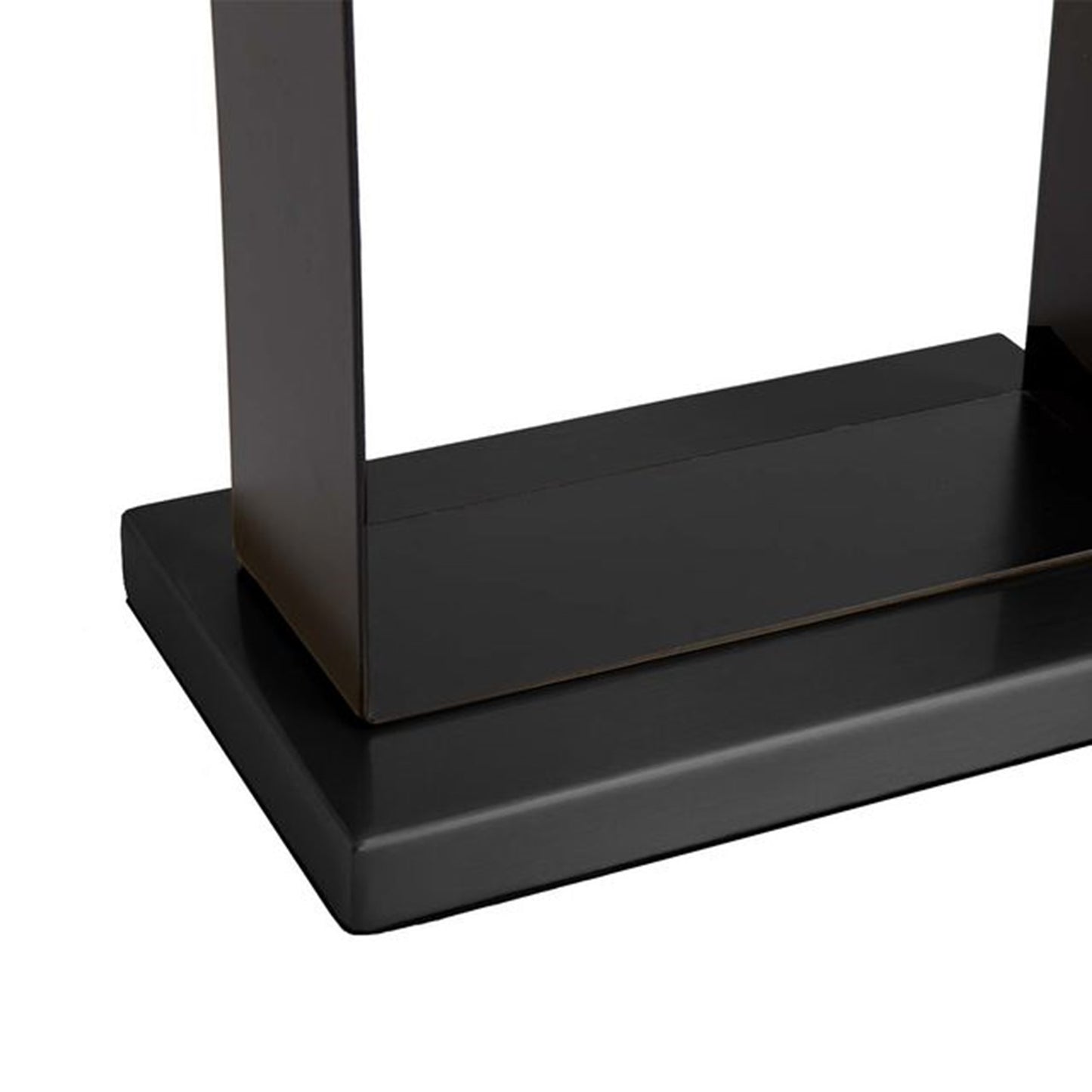 Nova California Luxe Touchless Hand Sanitizer Dispenser | Contemporary Matte Black Steel | Entryway & Office | 8.5 x 5.5 x 21 in | Model 7010563MB