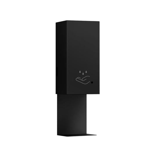 Nova California Luxe 19in Touchless Hand Sanitizer Dispenser | Matte Black Steel | Entryway & Office | 5 x 5 x 19 in | Model 7030573MB