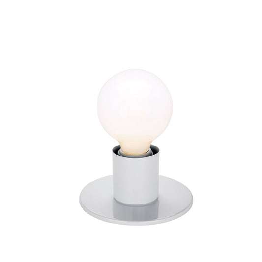 Nuvo Lighting Surface Mount 5in 1-Light Flush Mount | Contemporary White | Bathroom & Hallway | 5 x 5 x 2.375 in | Model 60-4803