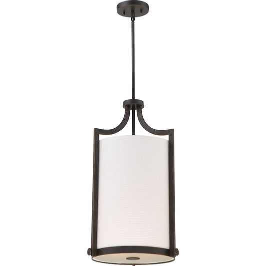 Nuvo Lighting Meadow 24in 3-Light Pendant | Transitional Russet Bronze | Foyer & Dining Room | 24in H | Model 60-5887