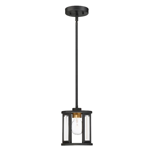 1 Light Mini Pendant, Beveled