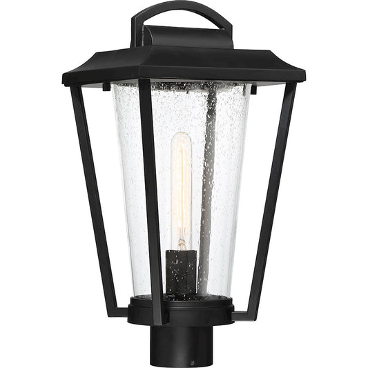 Nuvo Lighting Lakeview 1 Light Post Lantern, Clear Seed/Aged Bronze