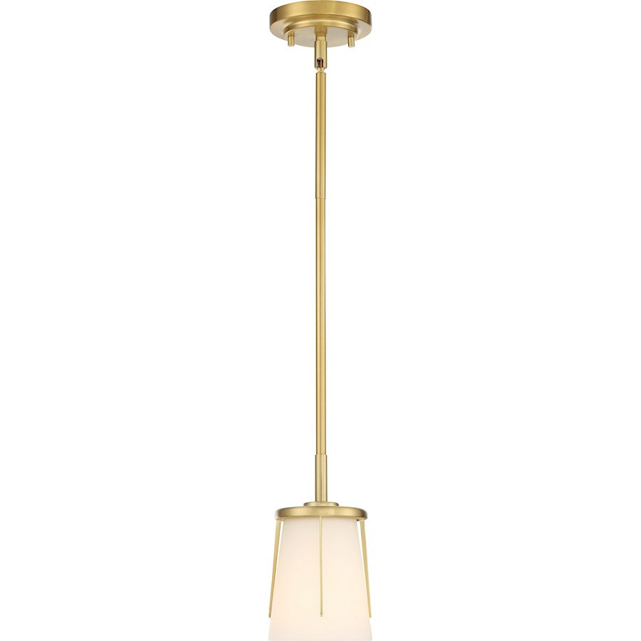 1 Light Mini Pendant, Satin White