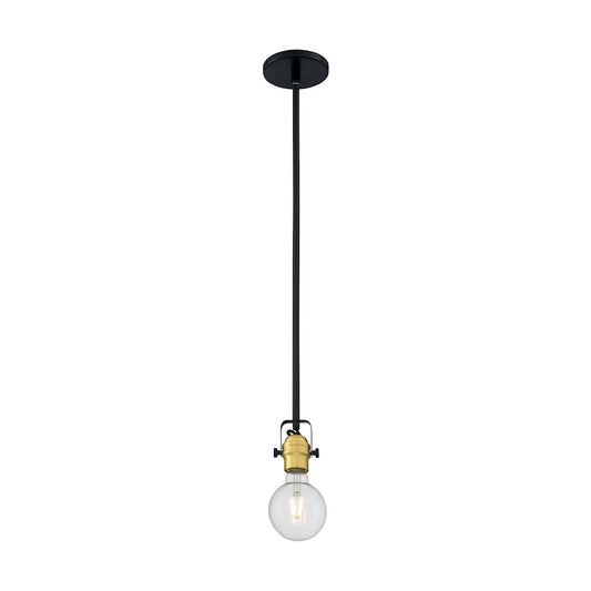 1 Light Mini Pendant, Black