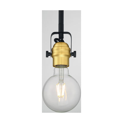 1 Light Mini Pendant, Black