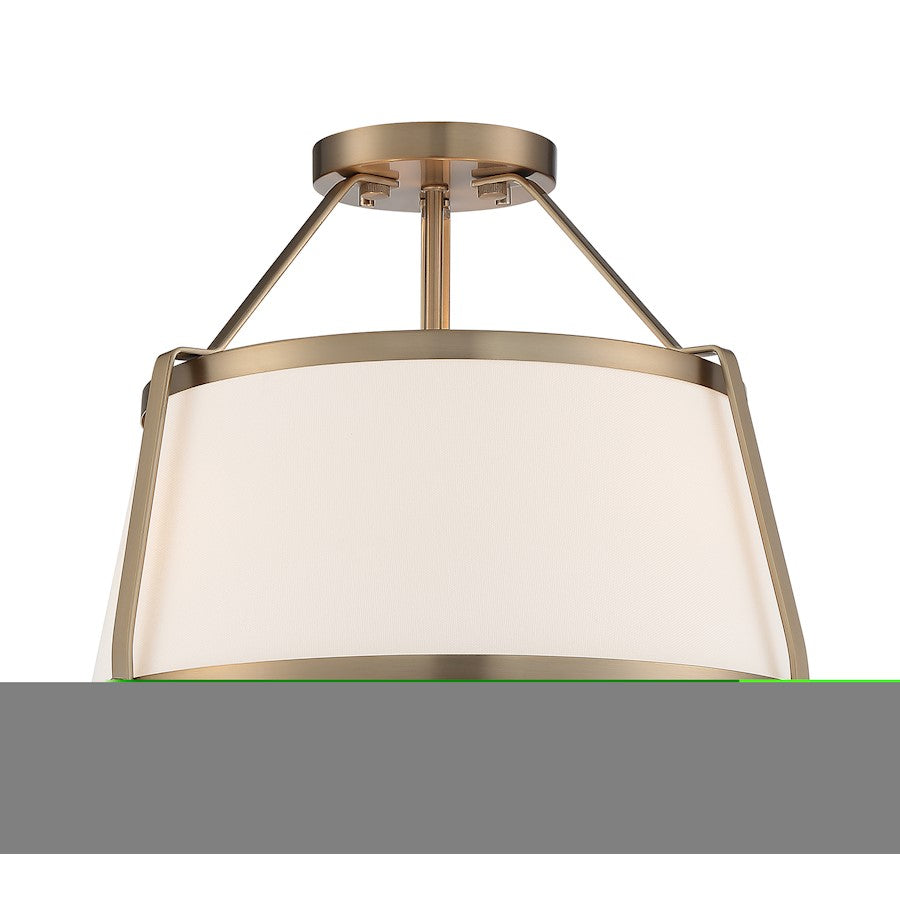 Nuvo Lighting Cutty 3 Light Semi-Flush