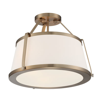Nuvo Lighting Cutty 3 Light Semi-Flush