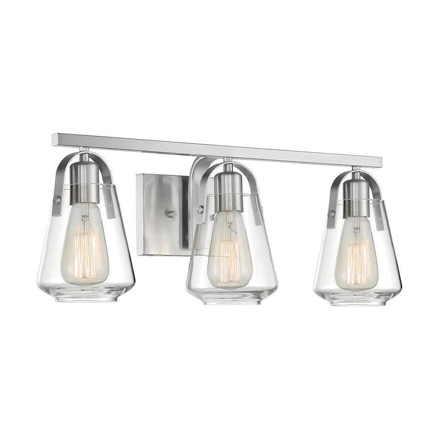 Nuvo Lighting Skybridge Vanity Clear Glass