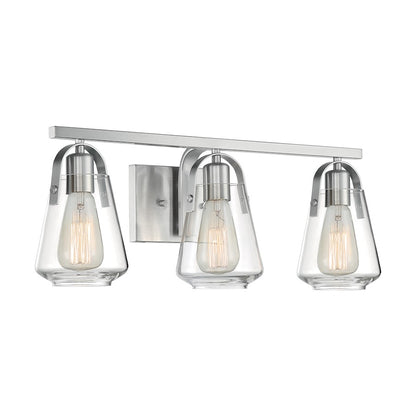 Nuvo Lighting Skybridge Vanity Clear Glass