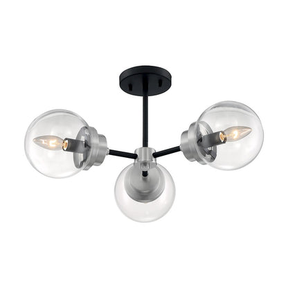 Nuvo Lighting Axis 3 Light Semi-Flush