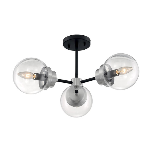 Nuvo Lighting Axis 3 Light Semi-Flush