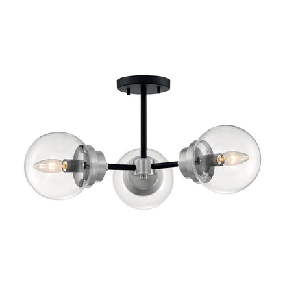 Nuvo Lighting Axis 3 Light Semi-Flush